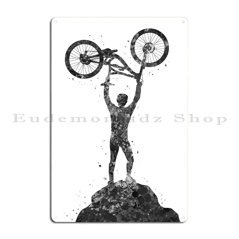 ダウンヒルマウンテンバイクメタルプラーククラブ壁飾りパブデザ - Mountain Biking Europe のレビューと価格