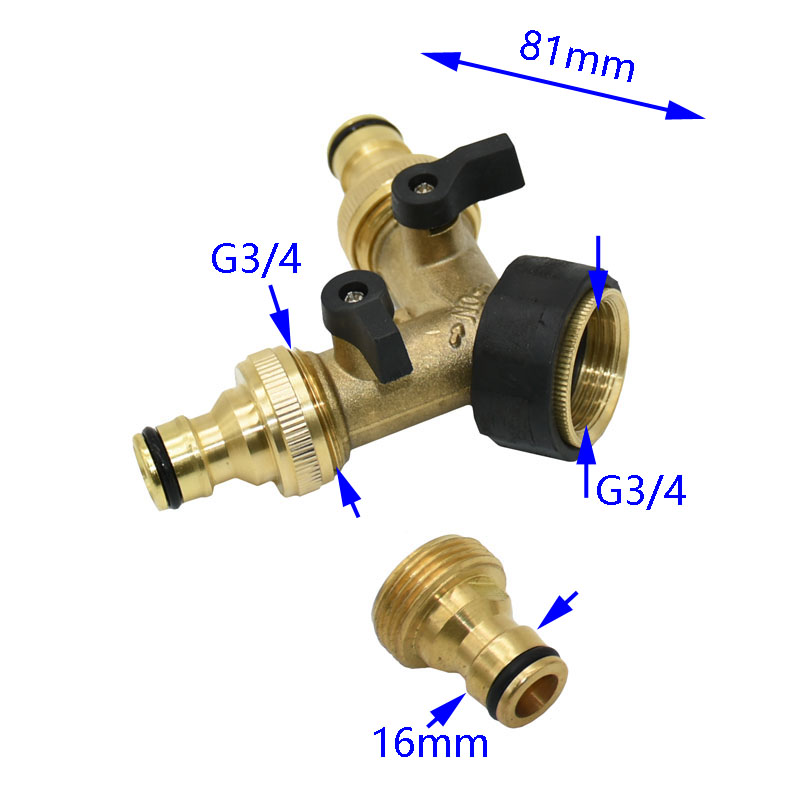 真鍮製、3/4インチ、メス型、2方向給水分岐器、16mmニッ - Spoke Nipple Brass のレビューと価格